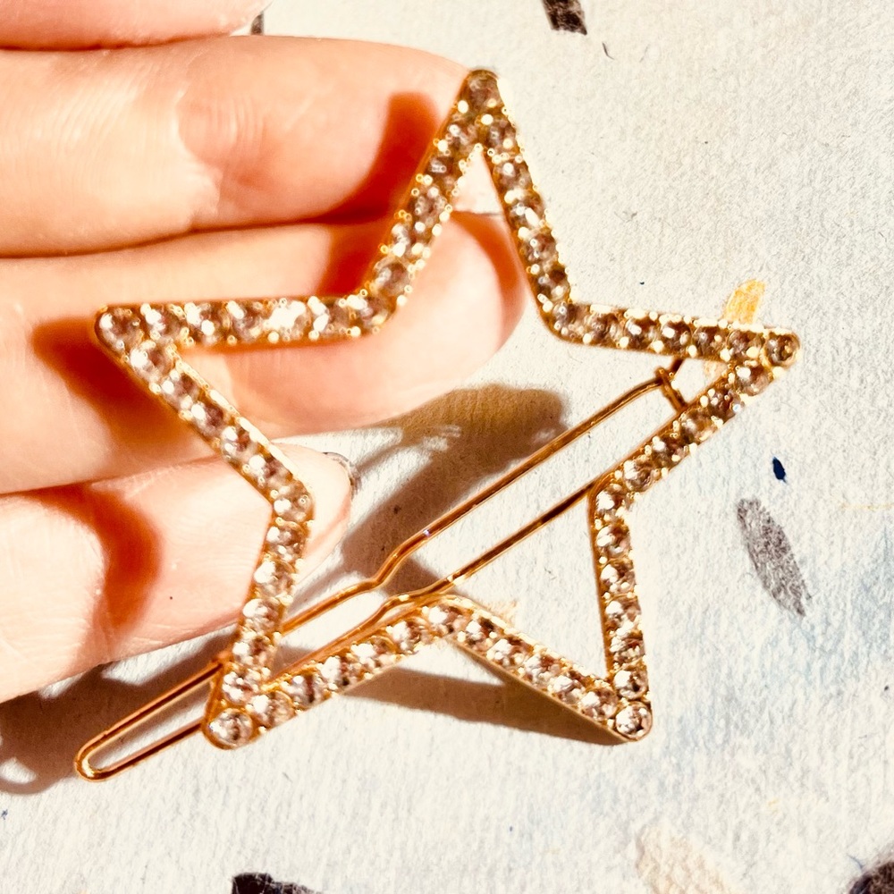 Rhinestone Star Hair Clip